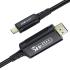ACEFAST C1-10 AceWire Pro 1.8M USB-C To HDMI Aluminium Alloy Connectors HD Video Cable 4K - Black